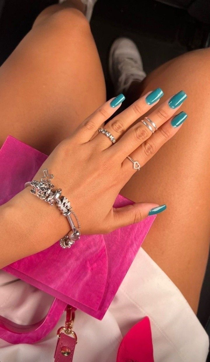 Stiletto marble nail design by Mia Jade