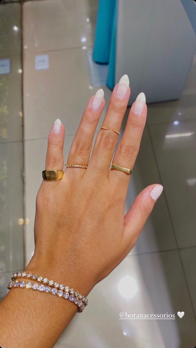 Squoval floral nail design by Mia Jade