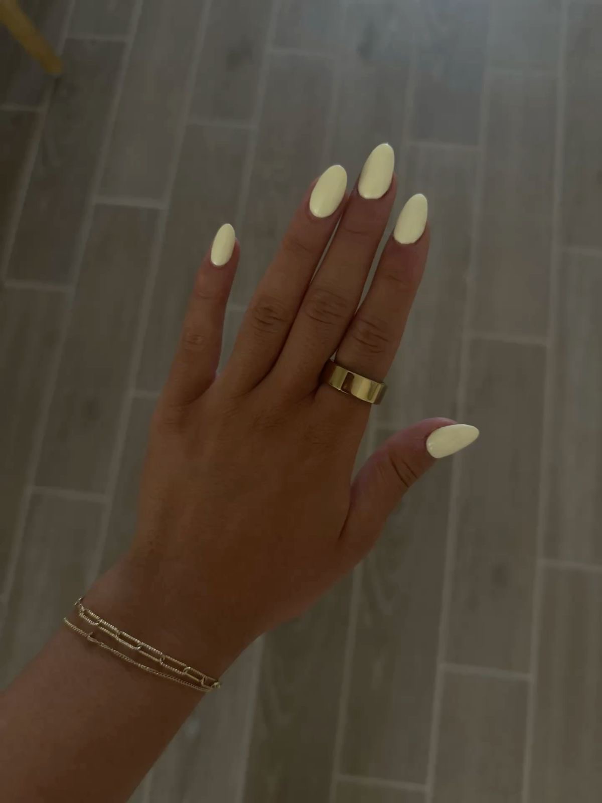 Squoval geometric nail design by Abigail Rose