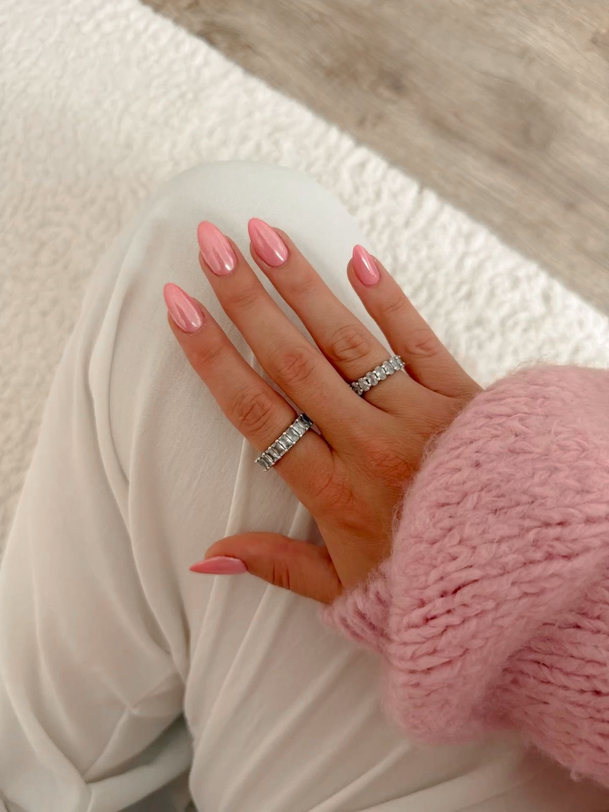 Stiletto aura nail design by Isla Marine