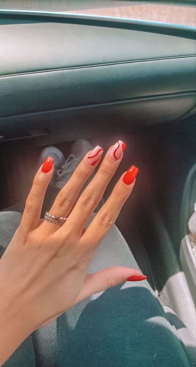 Stiletto rhinestone nail design by Isla Marine