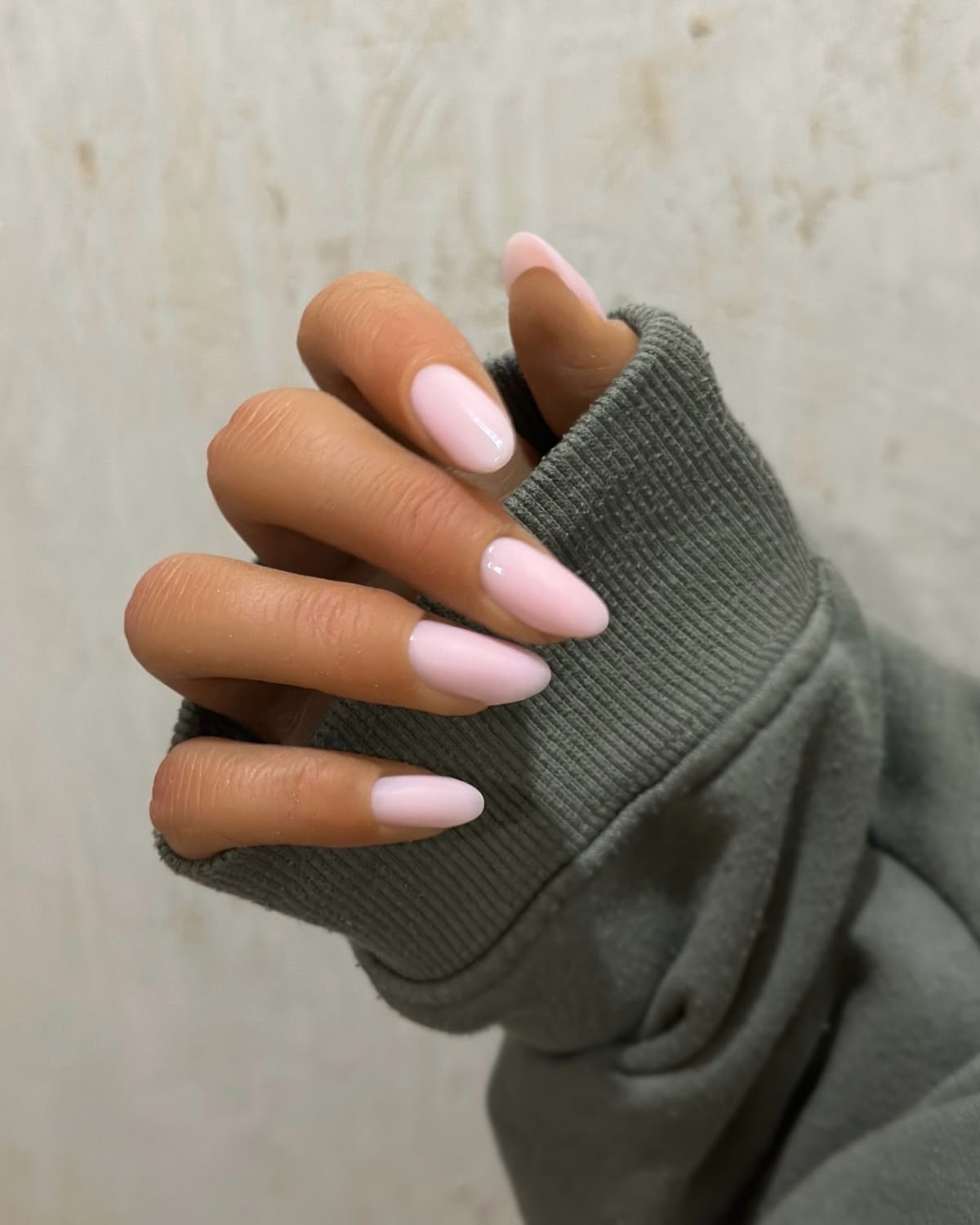 Stiletto chrome French nail design by Chloe Vance