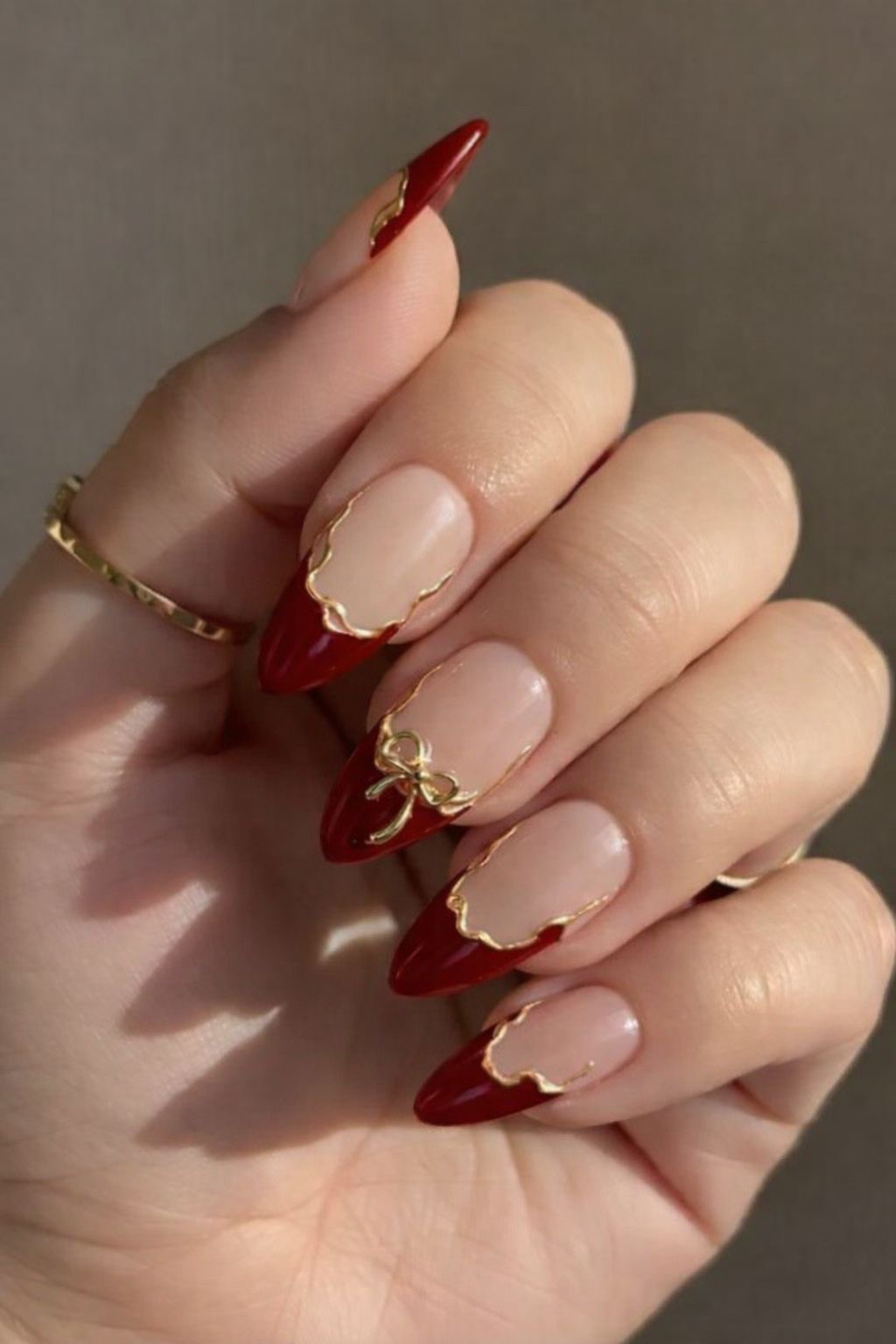 Square aura nail design by Victoria Sterling