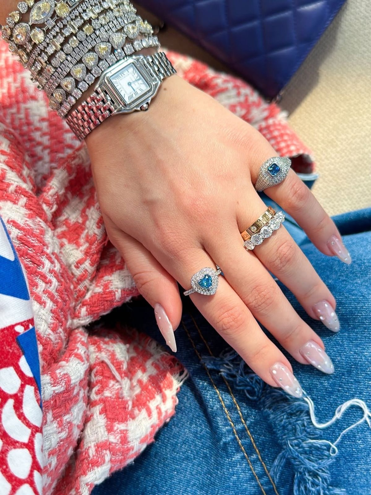 Squoval aura nail design by Victoria Sterling