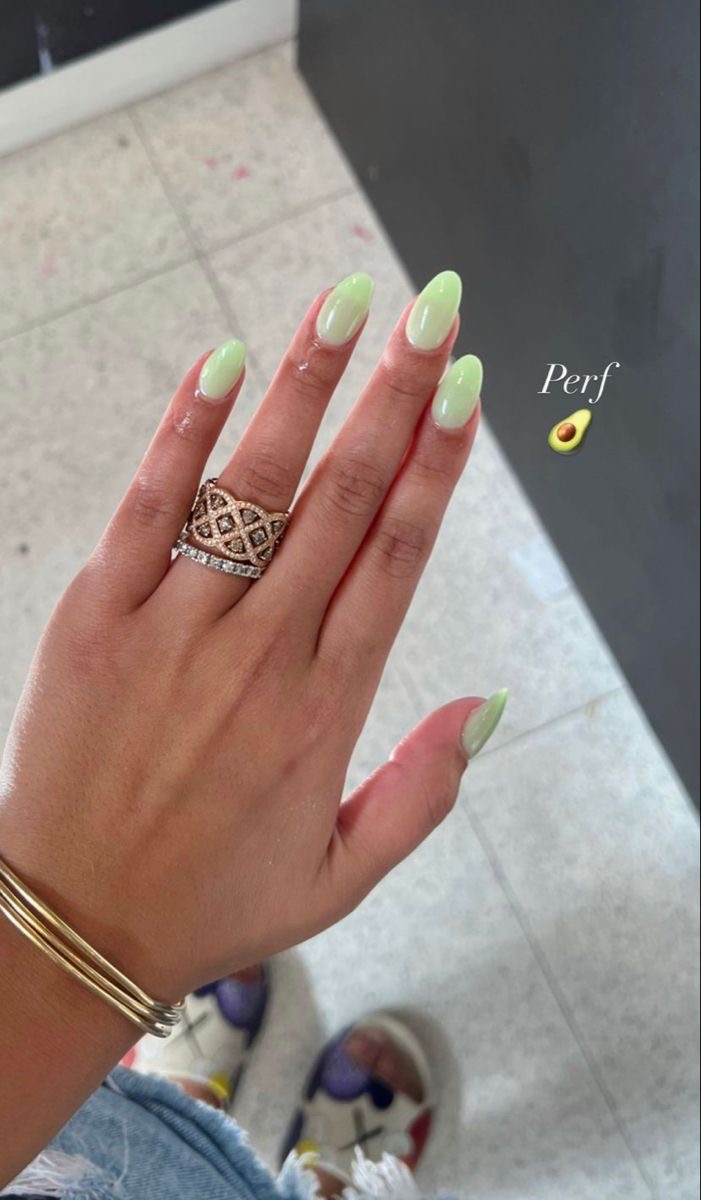 Squoval ombre nail design by Victoria Sterling
