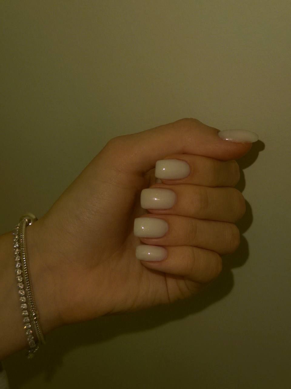 Squoval aura nail design by Elena Grace