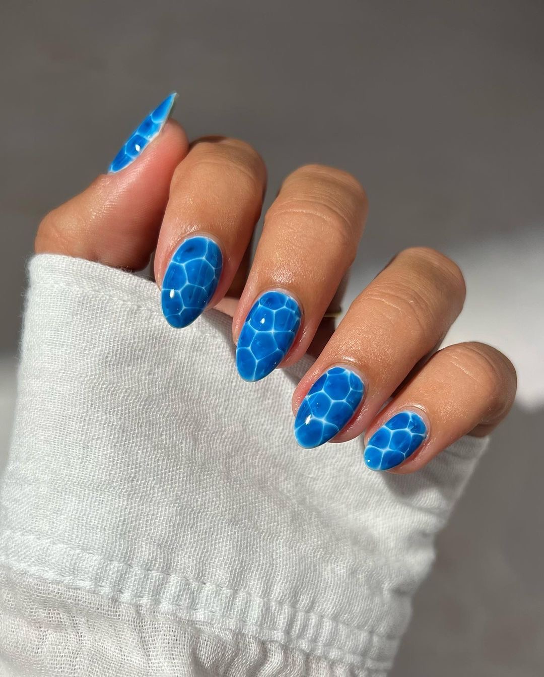 Squoval character nail design by Elena Grace