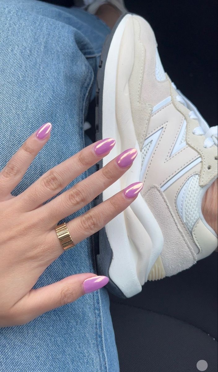 Square floral nail design by Elena Grace