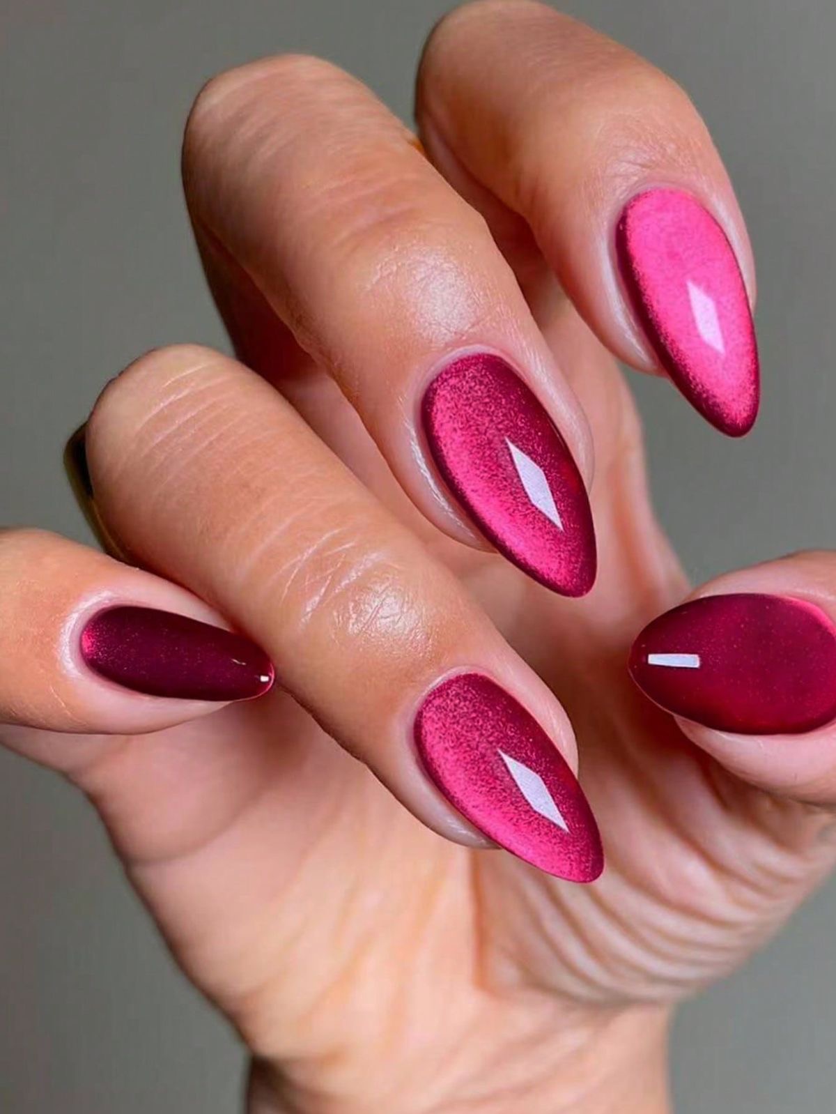Square animal print nail design by Elena Grace