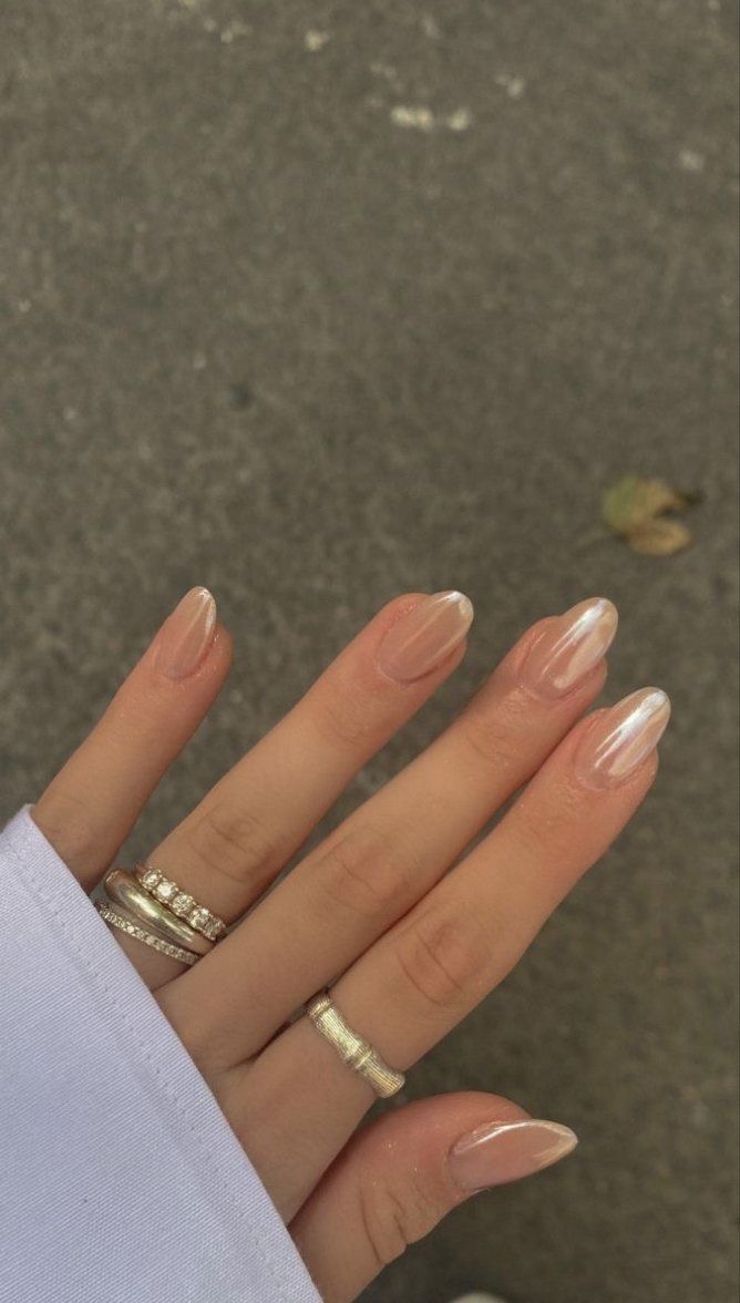 Squoval abstract nail design by Elena Grace