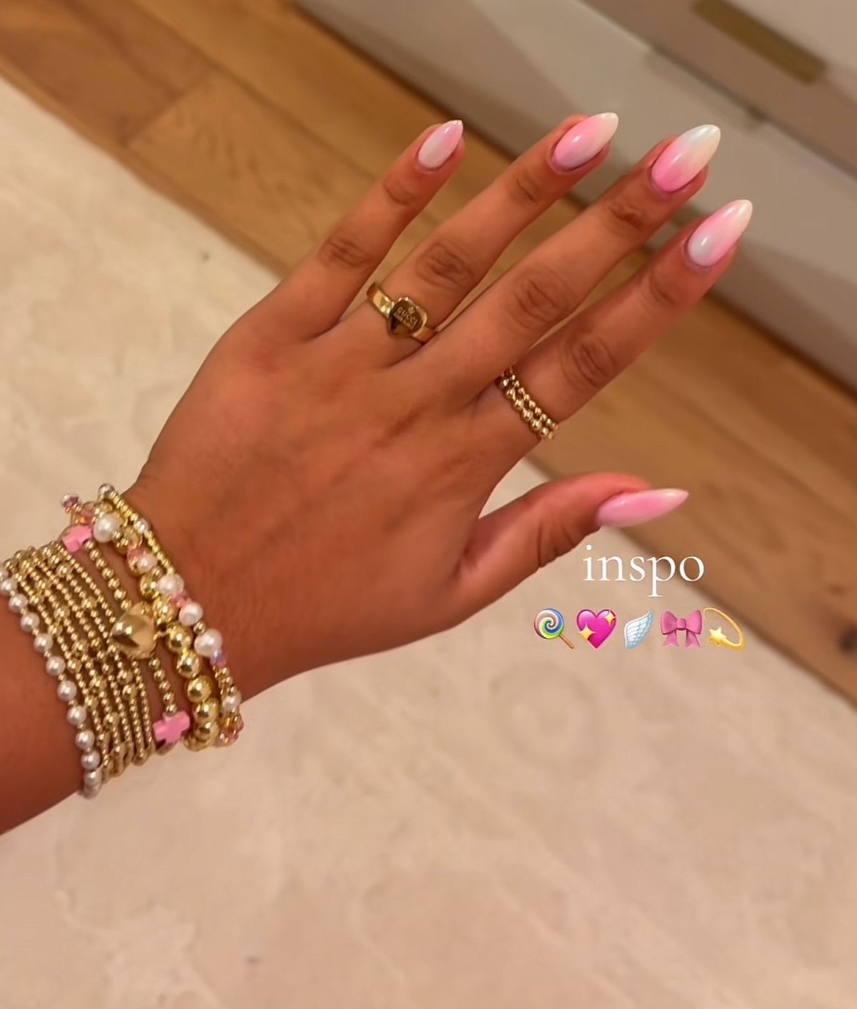 Stiletto minimalist nail design by Kira Volkov