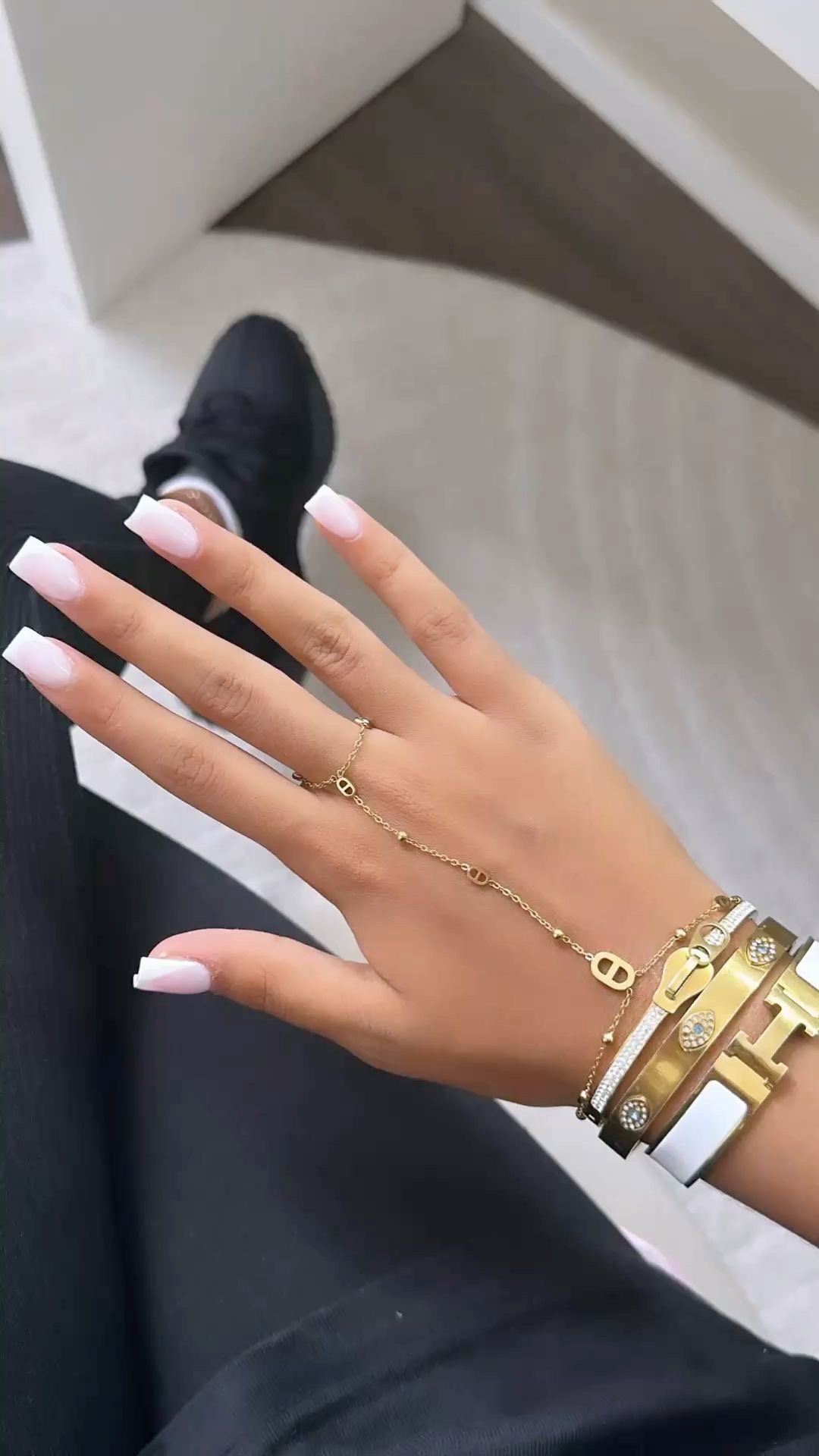 Almond character nail design by Sadie Bloom