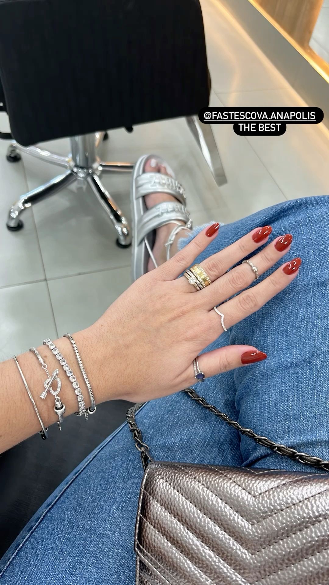 Squoval character nail design by Sadie Bloom