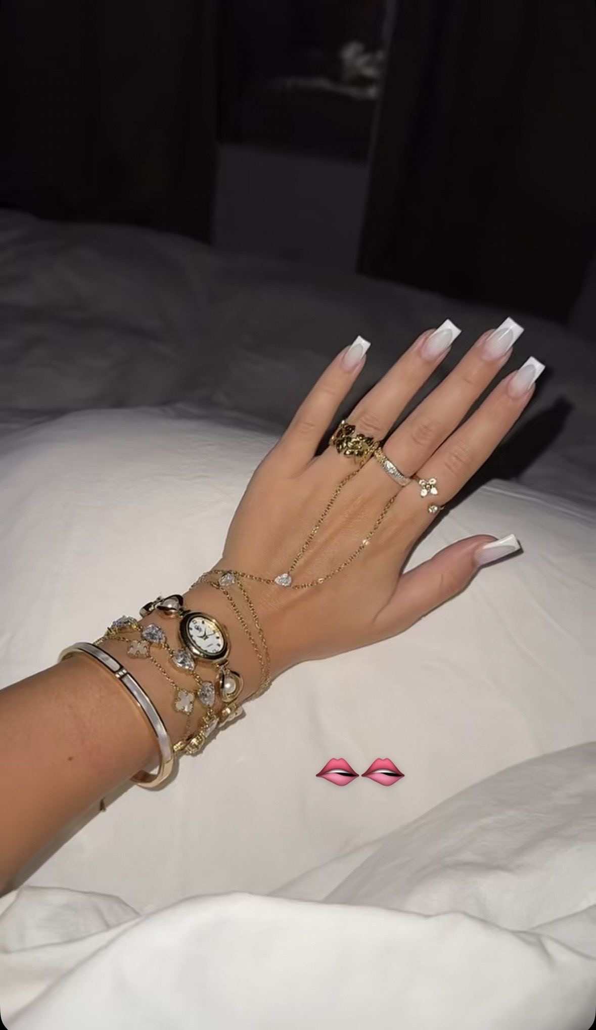 Oval glazed nail design by Nina Patel