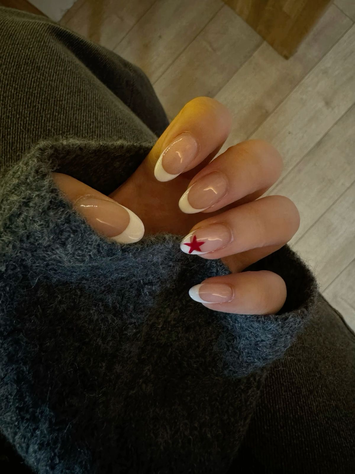 Squoval ombre nail design by Maya Lin