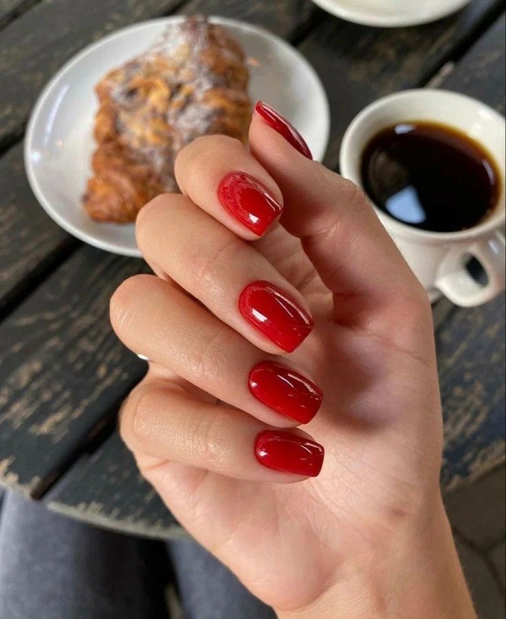 Almond French nail design by Omar Said