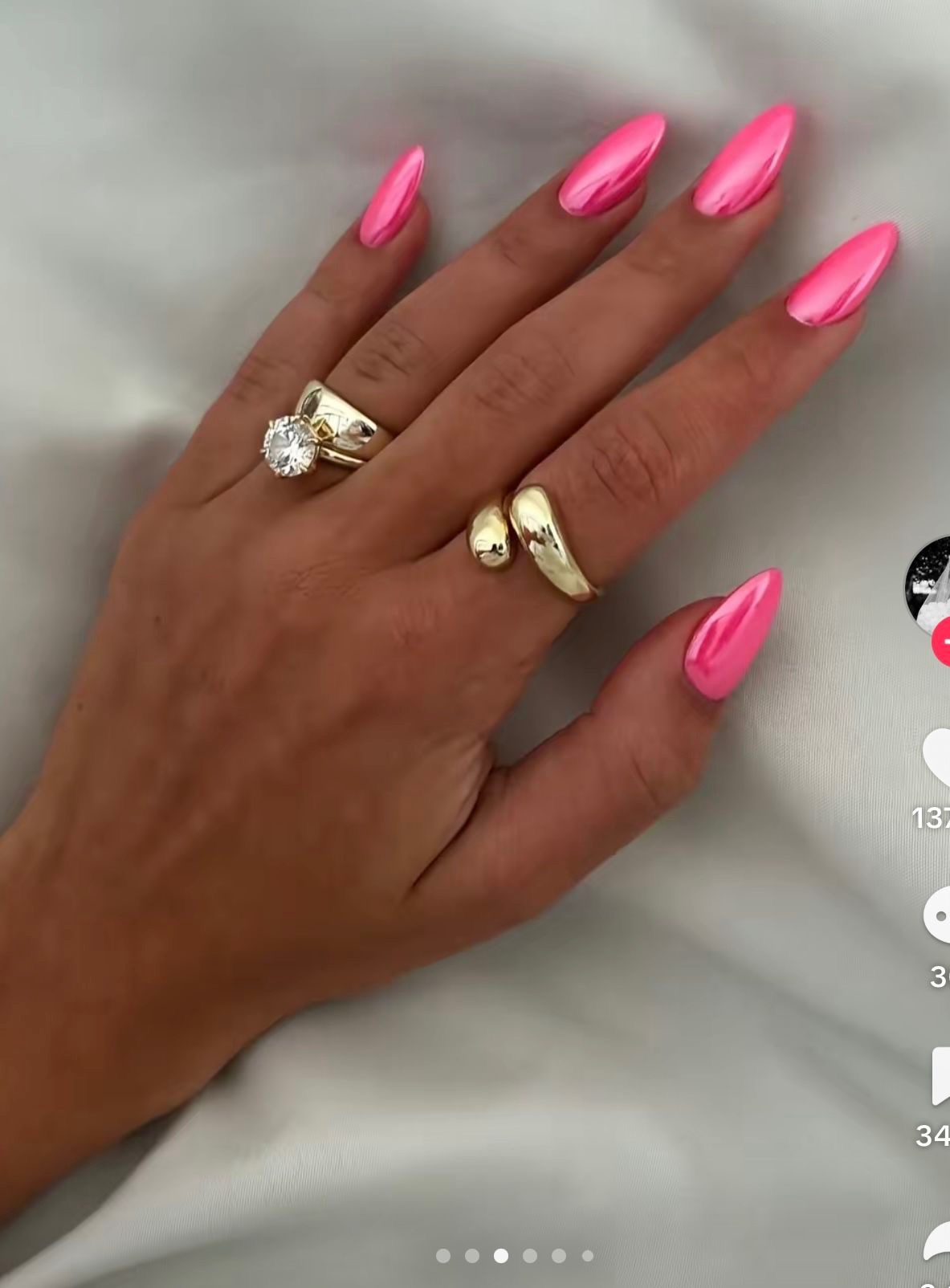 Squoval geometric nail design by Omar Said