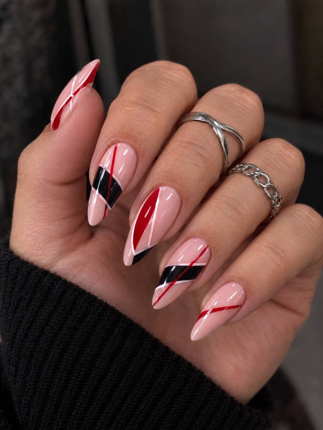 Pink nail design by @user_feed32e2