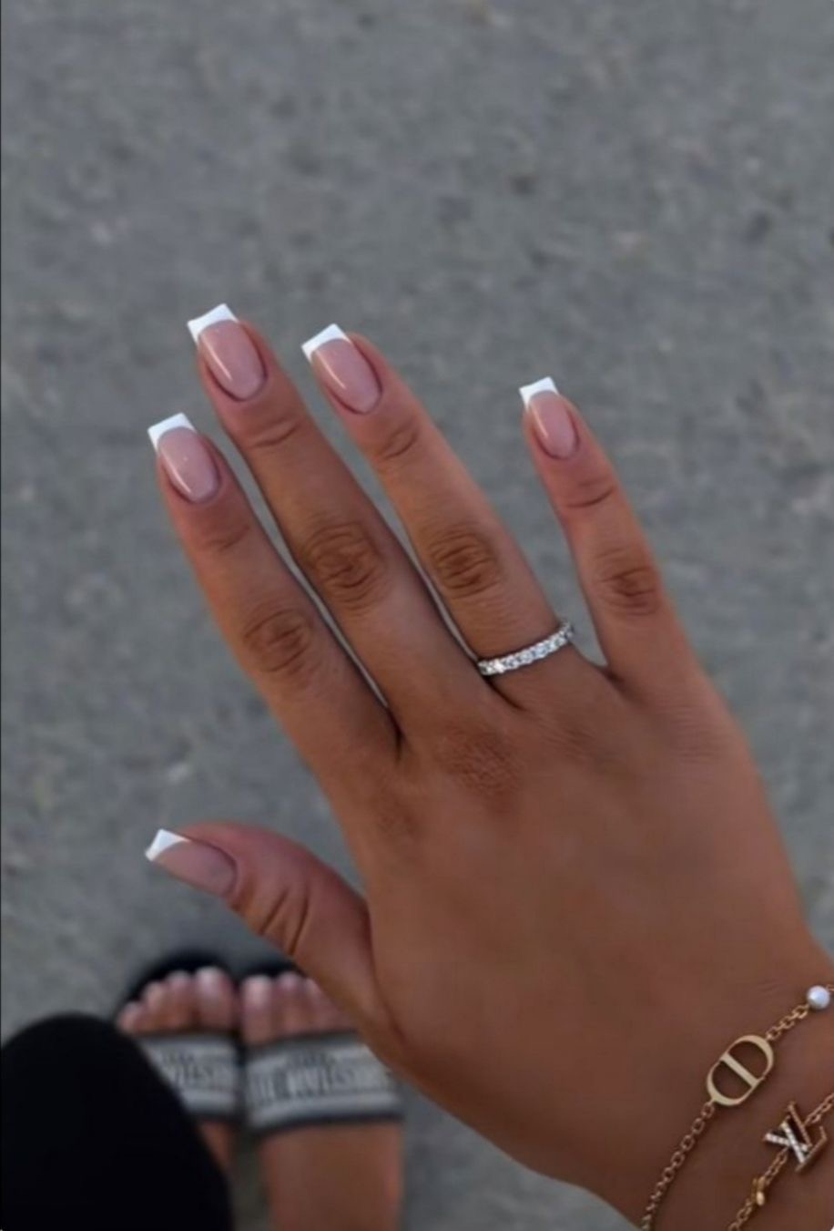 Stiletto abstract nail design by Sophie Chevalier
