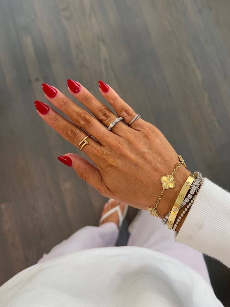 Stiletto chrome French nail design by Sophie Chevalier
