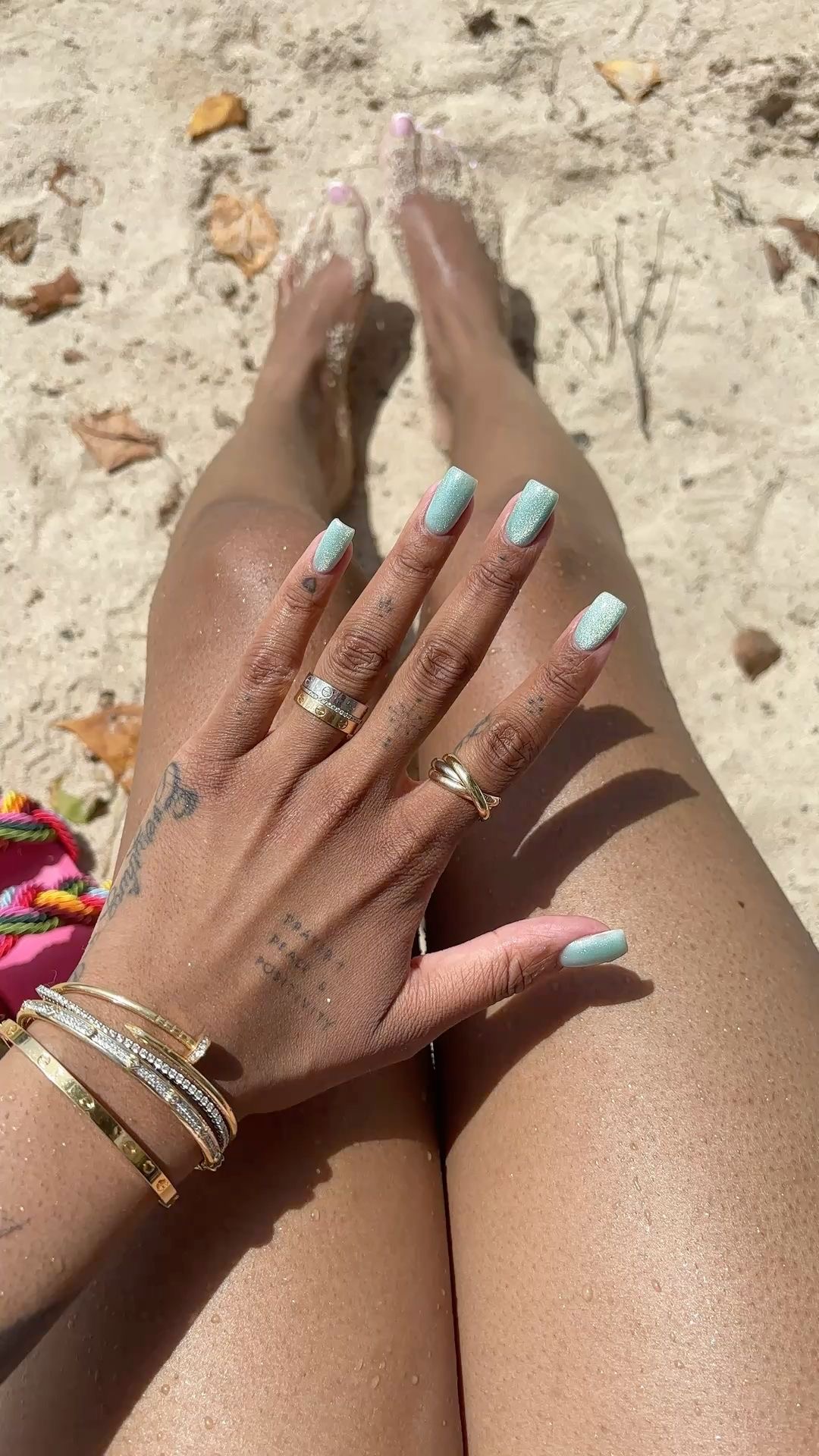 Stiletto minimalist nail design by Sophie Chevalier